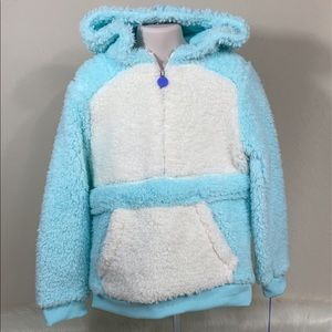 Fluffy kids Hooded Sweater